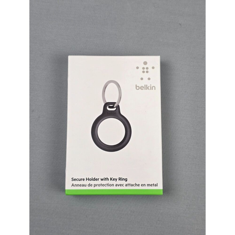 Belkin AirTag Secure Holder With Key Ring Black Set of 3 boxes